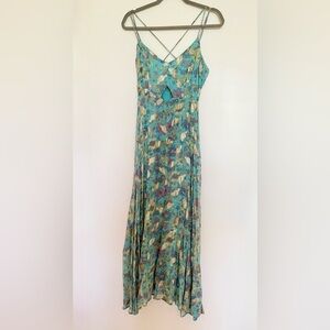 Karina Grimaldi NWT Floral Turquoise Dress